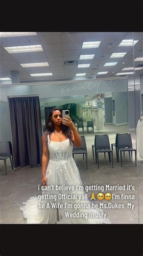 It’s getting Official yall IM Getting Married our wedding in july im Finna be a Wife 💍🤭🥹Congrats