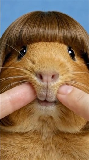 This Cute Mouse With Bangs Looks Like a Tiny Human 😍🐭 #shorts