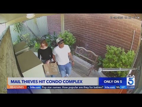 Mail thieves hit Downey condo complex