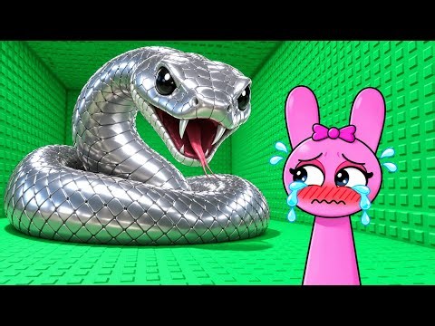 Sprunki Pinki Played Escape A Giant Snake Obby in Roblox