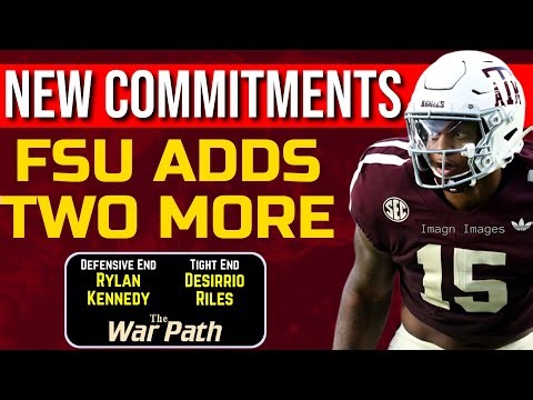 FSU LANDS TWO MORE TRANSFERS | DE Rylan Kennedy, TE Desirrio Riles to FSU Football | Transfer Portal