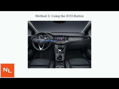 Enable Or Disable Start Stop Function In Opel Astra K (2015–2022) – Engine Stop/Start Settings