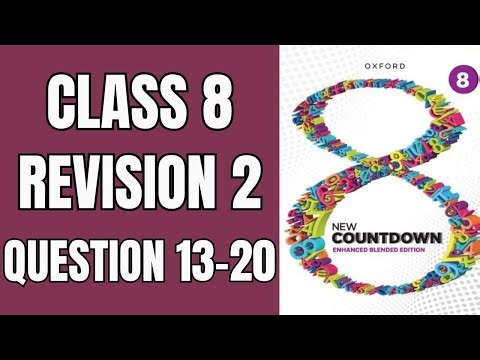 Class 8 Revision 2 question 13 - 20 || new countdown enhanced blended edition || #mathematics