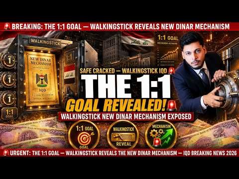 THE 11 GOAL Walkingstick Reveals the New Dinar Mechanism 🚨 Iraqi Dinar News
