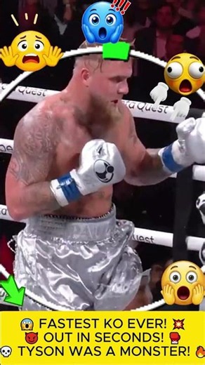 Mike Tyson’s FASTEST Knockout Was Absolutely INSANE! 😱💥 #boxing