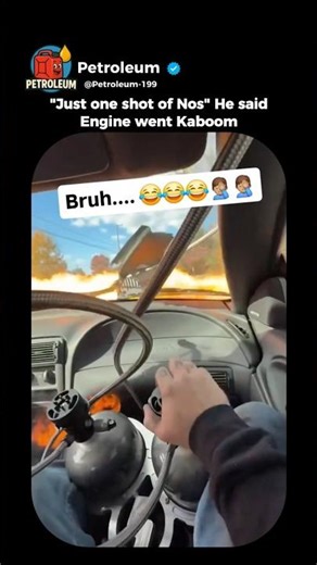 The Engine went Kaboom 😳 #automobile #nitro