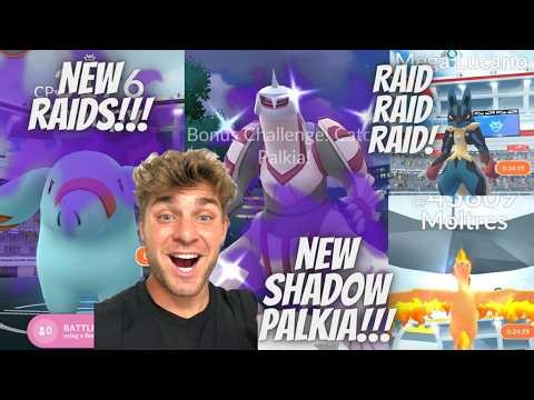 ✨NEW Shadow Palkia Raids, Kanto Birds, Mega Lucario and NEW SHADOW RAIDS in Pokemon Go LIVE!!!✨