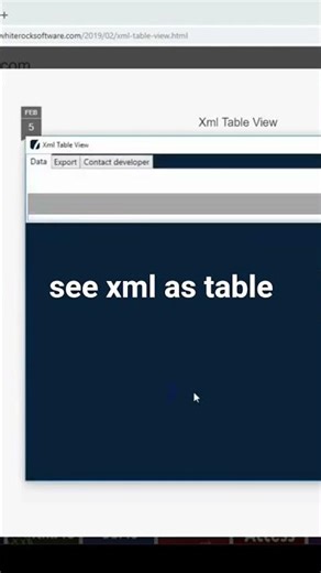 make sense of xml data #tech