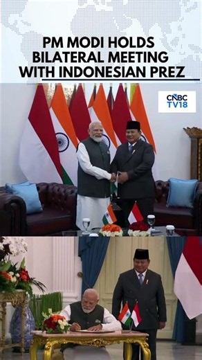 PM Modi Holds High-Level Talks With Indonesian President Prabowo Subianto In Jakarta | N18G