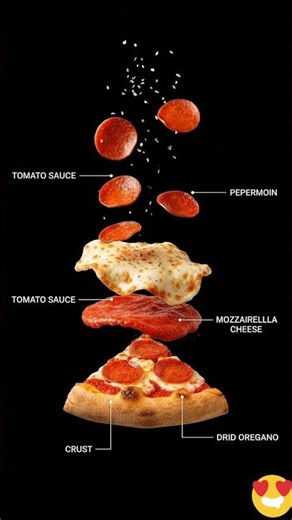 Pizza Explosion in Slow Motion 🍕✨ | Cinematic Food Breakdown” #shorts #food #foodie #trending