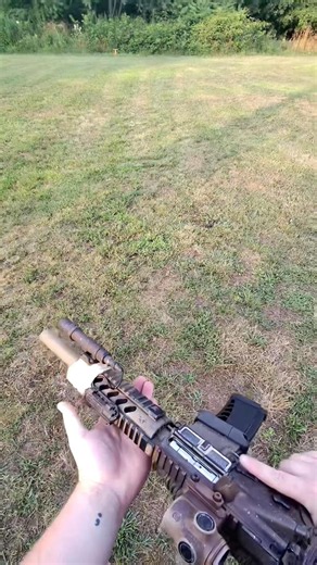 Cmmg Conversion Suppresed Sbr Arc Fire #airsoftcqb #airsoft #frt #supersafety #gasblowback