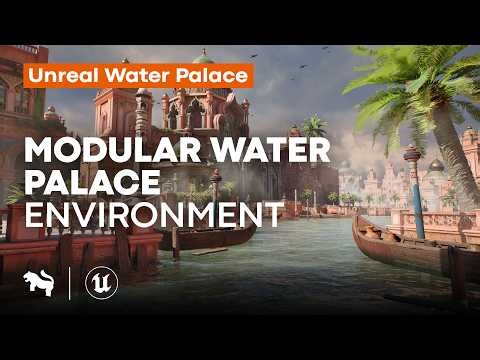Modular Water Palace Environment | Showcase | Unreal Engine | Game-Ready Assets