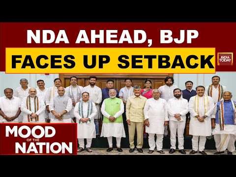 NDA Projected At 326 Seats, BJP Drops To 261, India Alliance Leads UP: Mood Of The Nation Poll
