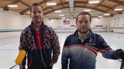 US Olympic curlers Ben Richardson and Luc Violette from the Granite Curling Club talked to Chris Egan. Luc grew up in Lake Stevens, and Ben lived in Issaquah. | KING 5