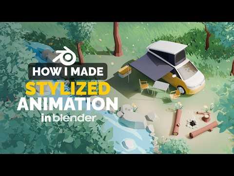 Blender Stylized 3D Animation - Full Process