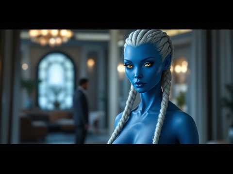 I Opened the Door and Walked In on an Alien Girl in a Private Moment
