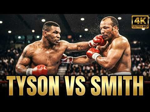 Mike Tyson vs James Bonecrusher Smith | BOXING Fight | 4K Ultra HD