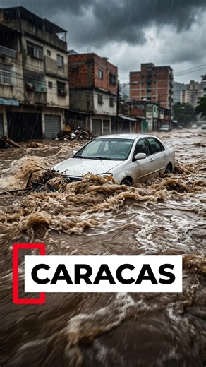 Inundaciones extremas en Caracas Venezuela