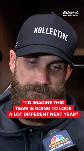 Bryce Harper says this Phillies team could look a lot different by the start of next season.