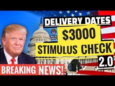 🔥$3000 Stimulus Checks💰Direct Pay For ALL!🎉Social Security Pay📈 SSI,SSDI✅
