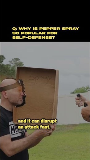 Q: Why is pepper spray so popular? #survival #martialarts #selfdefense #bjj #street