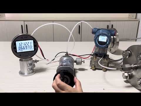 How is a double flange differential pressure transmitter calibrated? #transmitter #AILEIKE