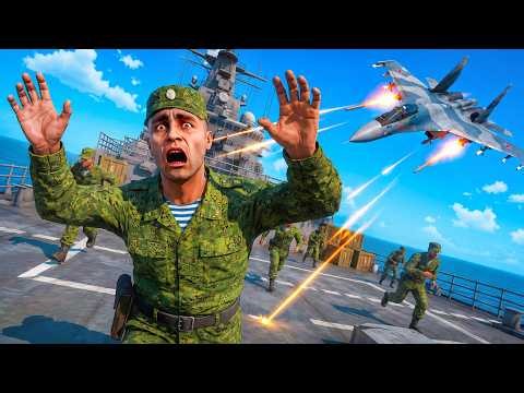 РАЗНОШУ ВОЕННЫХ НА ИСТРЕБИТЕЛЕ - AMAZING RP