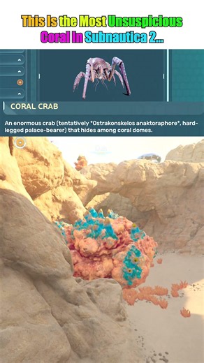 This Is the Most Unsuspicious Coral in Subnautica 2... #Subnautica2