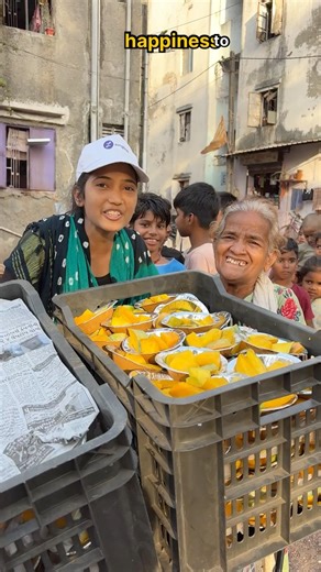 I have to feed 55 kg of mangoes to 264 children