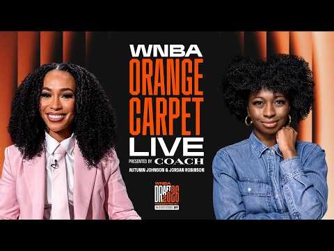 2026 WNBA Draft Orange Carpet presented by COACH
