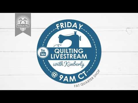 LIVE: Sewcialites 3 Block 10 Tutorial, Quilting Progress and What's New at FQS! - Behind the Seams