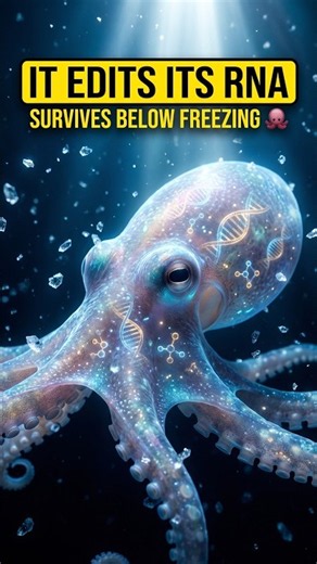 Octopus edits RNA, shocking survival below freezing