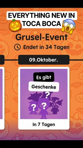 🎃HERE IS EVERYTHING THAT TOCA BOCA ANNOUNCED THAT WILL COME THIS OCTOBER 🎃