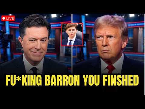 Stephen Colbert Makes Barron Trump Cry On Live TV After Heated Clash