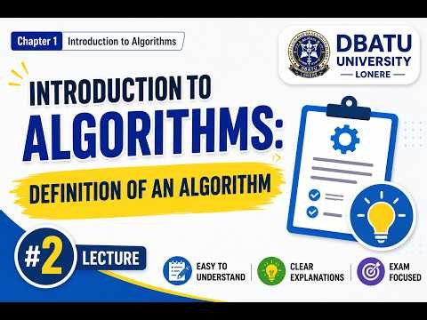 Introduction to Algorithms: Definition of an Algorithm