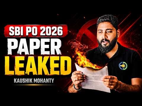 😱 SBI PO 2026 EXACT PAPER OUT?? Solve these 30 Questions Before SBI PO Exam✅