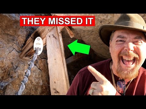 I Found FREE MILL GOLD Metal Detecting Abandoned Mine!