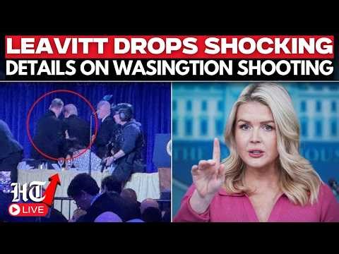 US News Live: Karoline Leavitt Reveals Shocking Details on White House Dinner Shooting | Trump