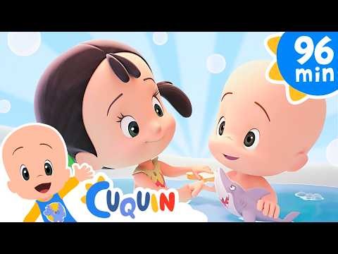 Bath Song 🧼 and more Nursery Rhymes by Cleo and Cuquin | Children Songs