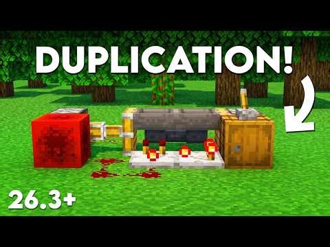 NEW EASY DUPLICATION GLITCH Minecraft Bedrock 26.1/1.21+!