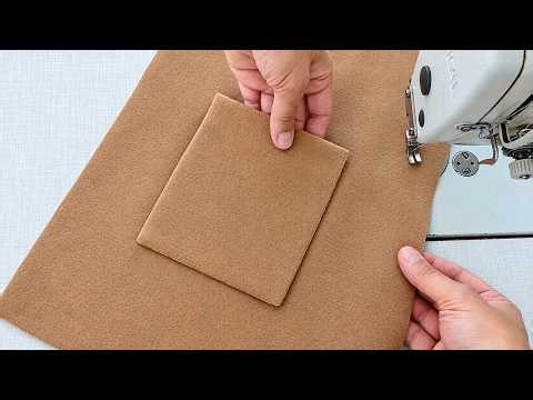 You’ll Be Amazed by This Magic Pocket with Hidden Stitching
