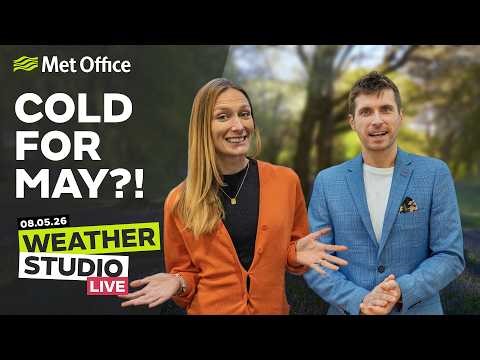 When will it warm up? - 08/05/2026 - Weather Studio Live Met Office Forecast