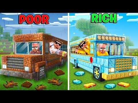 From Poor Bus to Millionaire Bus in Minecraft..