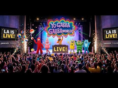 WE MADE IT TO LOS ANGELES! 🚀 Experience the Magic of Our First-Ever Yo Gabba GabbaWorld! Live Show!