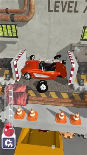4 Cars Get CRUSHED! 💥🚗 | Level 7 Car Crusher #Shorts