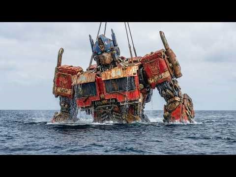 Optimus Prime Found After 10,000 Years — Aliens Rebuild Him Inside Secret Underwater Factory