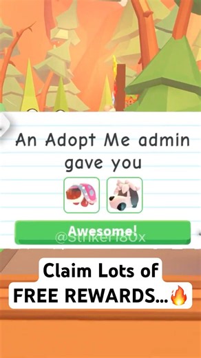 Claim Lots of FREE REWARDS in Adopt Me...🔥#adoptme #roblox