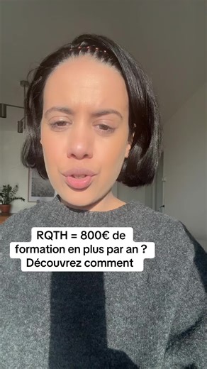 RQTH : 800€ de formation en plus pour les salariés