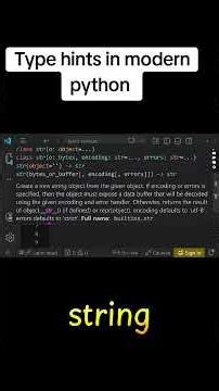 type hints in python variables
