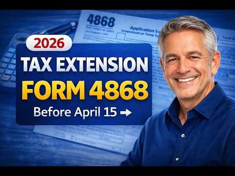 How To File a Tax Extension in 2026 (Before April 15): Form 4868 + What You Still Owe